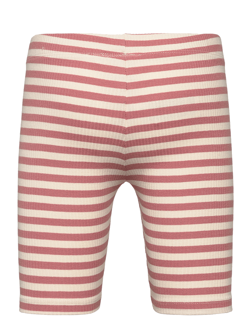 The New - TNMoore Tight Rib Shorts - leggings - old rose striped - 1