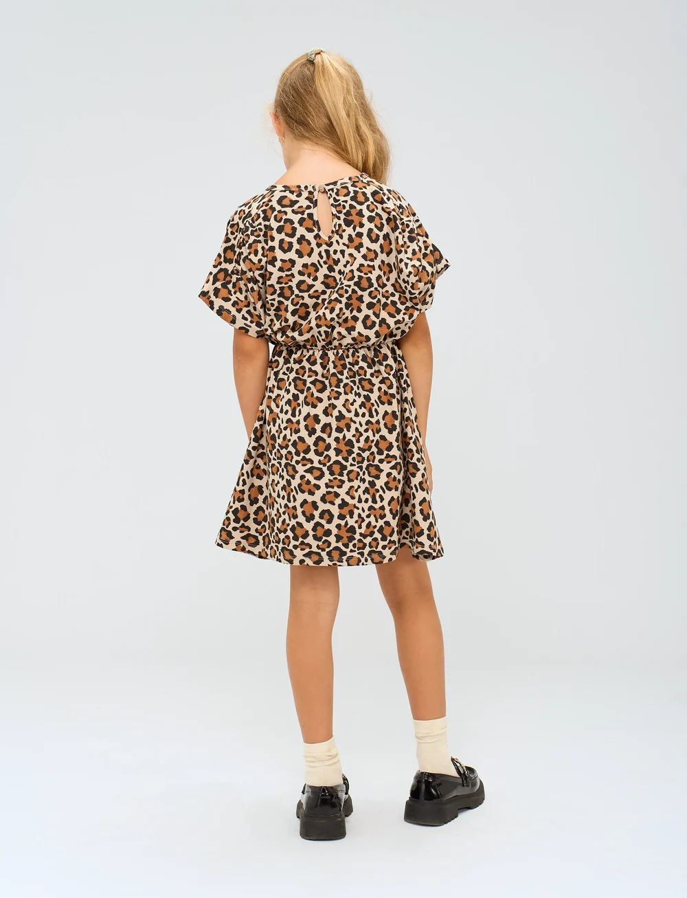 The New - TNOrella S_S Dress - short-sleeved casual dresses - feather gray aop - 3