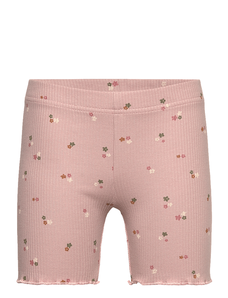 The New - TNOreta Tight Rib Shorts - ratturipüksid - adobe rose aop - 0