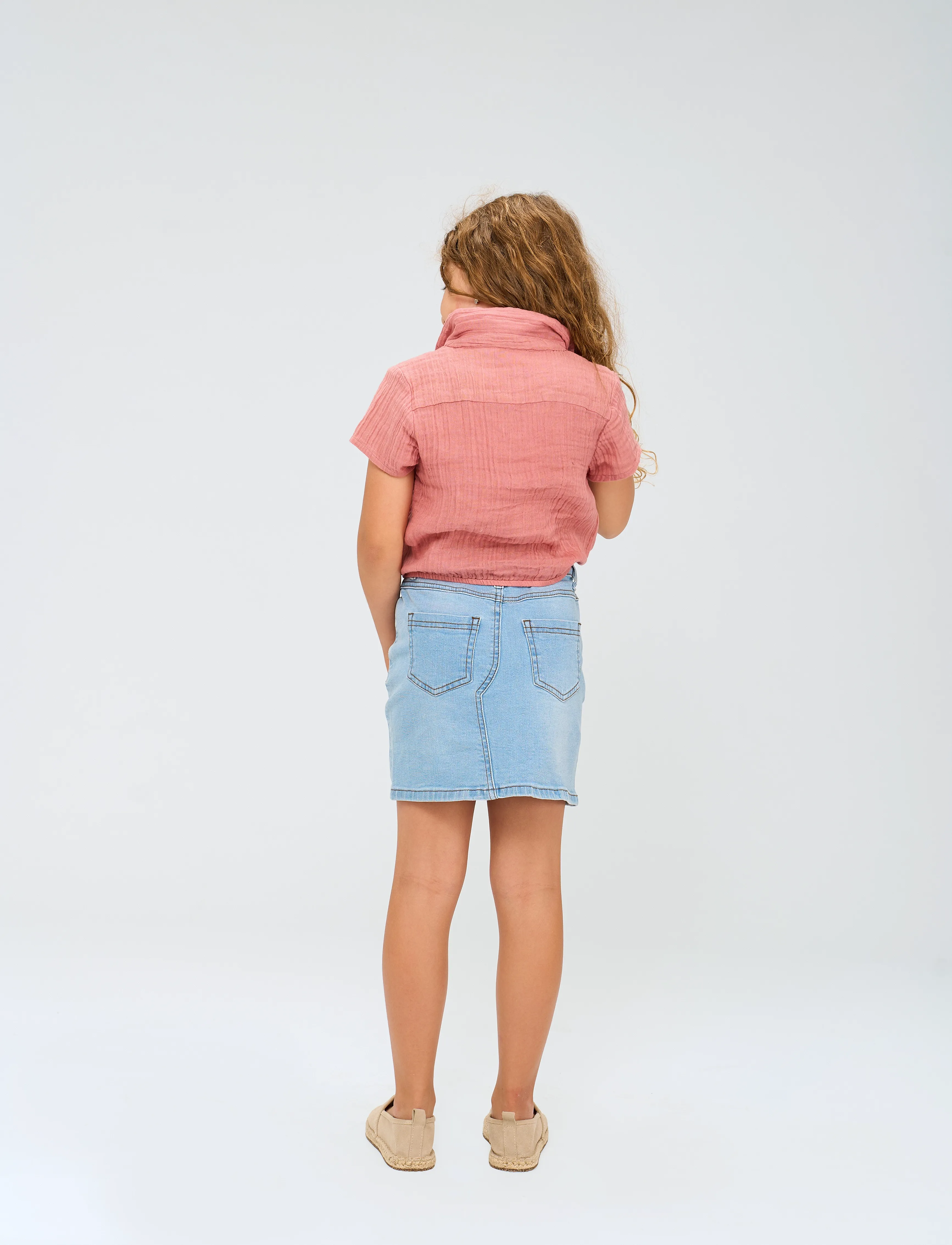 The New - TNOda Denim Skirt - light blue denim - 3