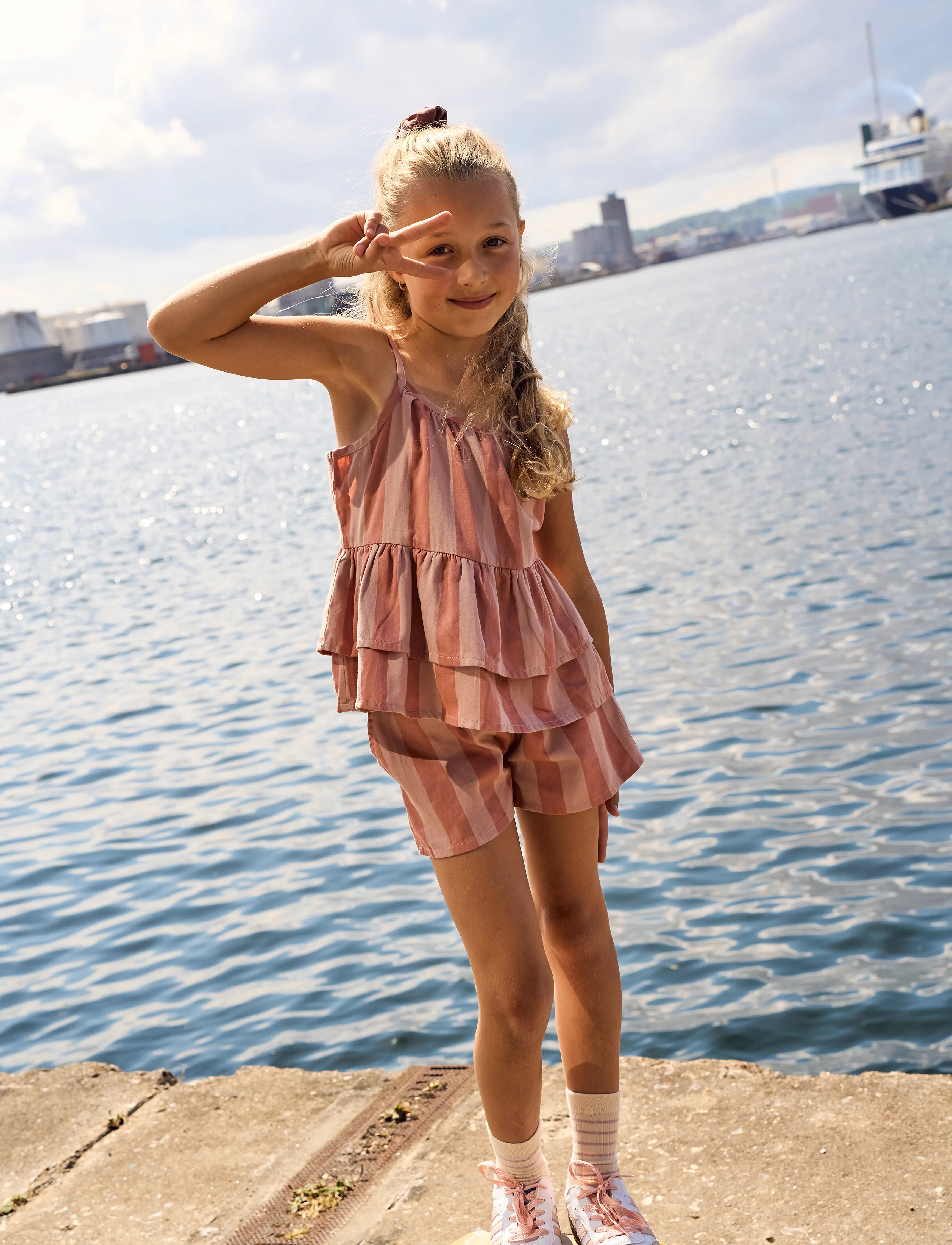 The New - TNOfelia S_L Top - old rose striped - 4