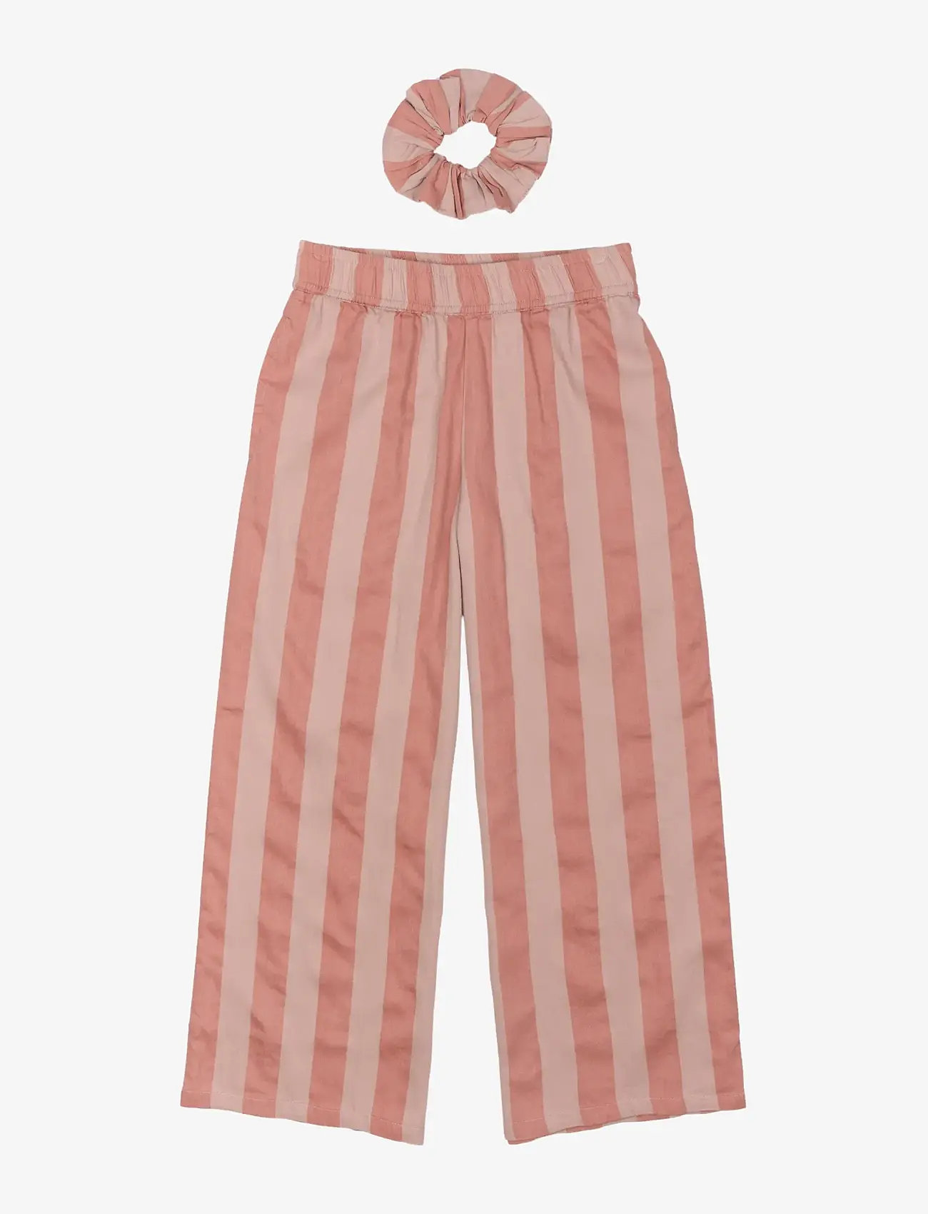 The New - TNOfelia Wide Pants - jogginghosen - old rose striped - 0