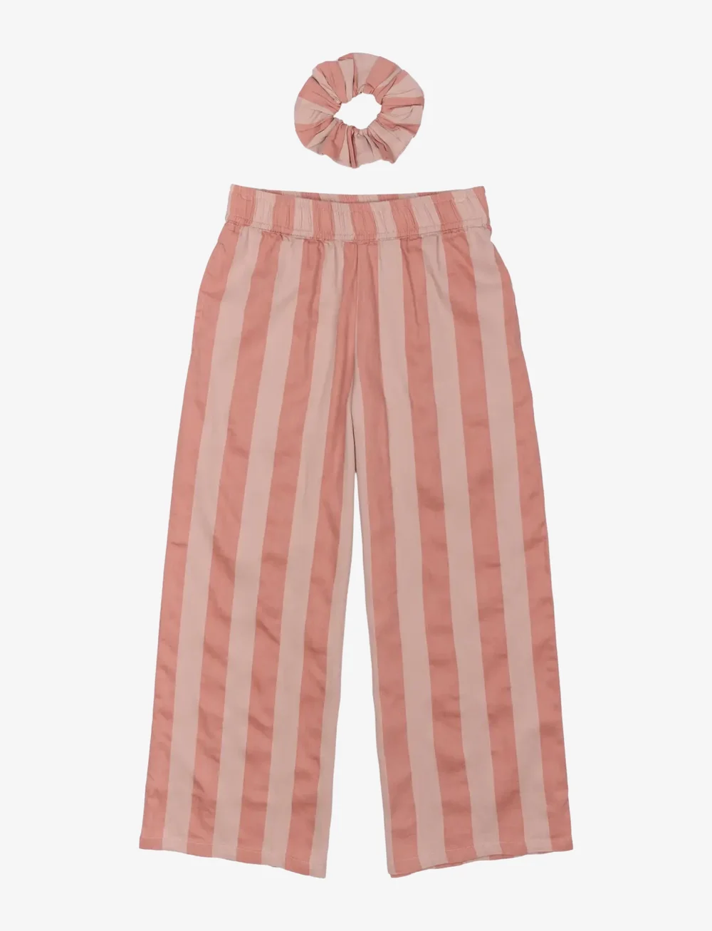 The New - TNOfelia Wide Pants - mjukisbyxor - old rose striped - 0