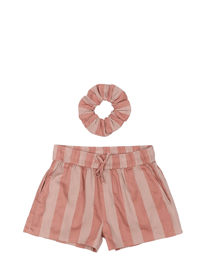 The New - TNOfelia Shorts - lühikesed vabaajapüksid - old rose striped - 0