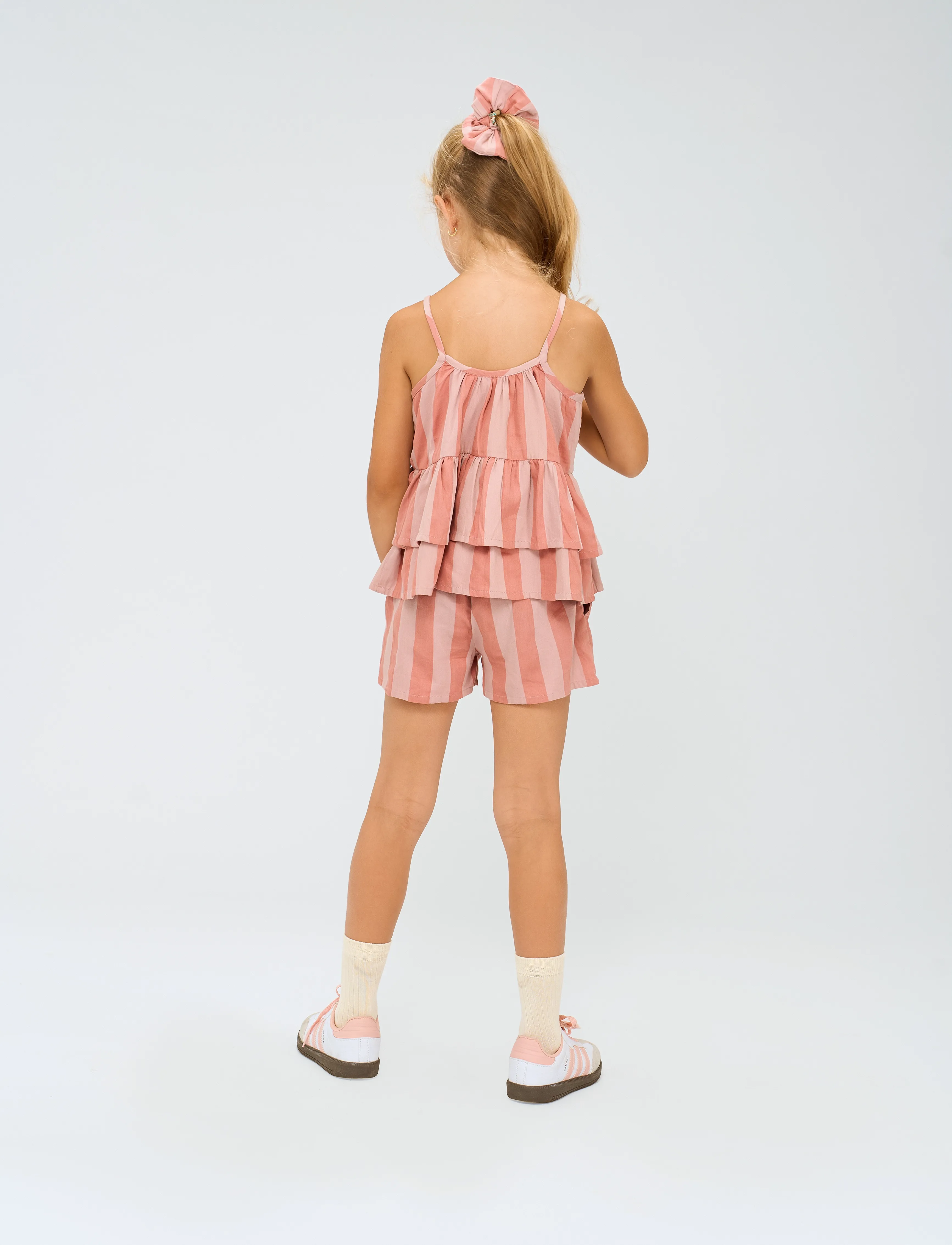 The New - TNOfelia Shorts - old rose striped - 3