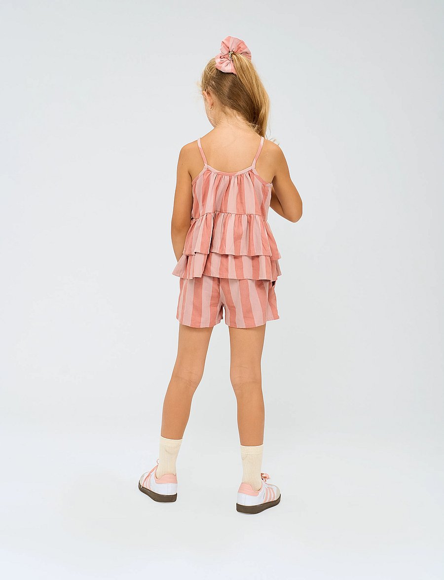 The New - TNOfelia Shorts - old rose striped - 3