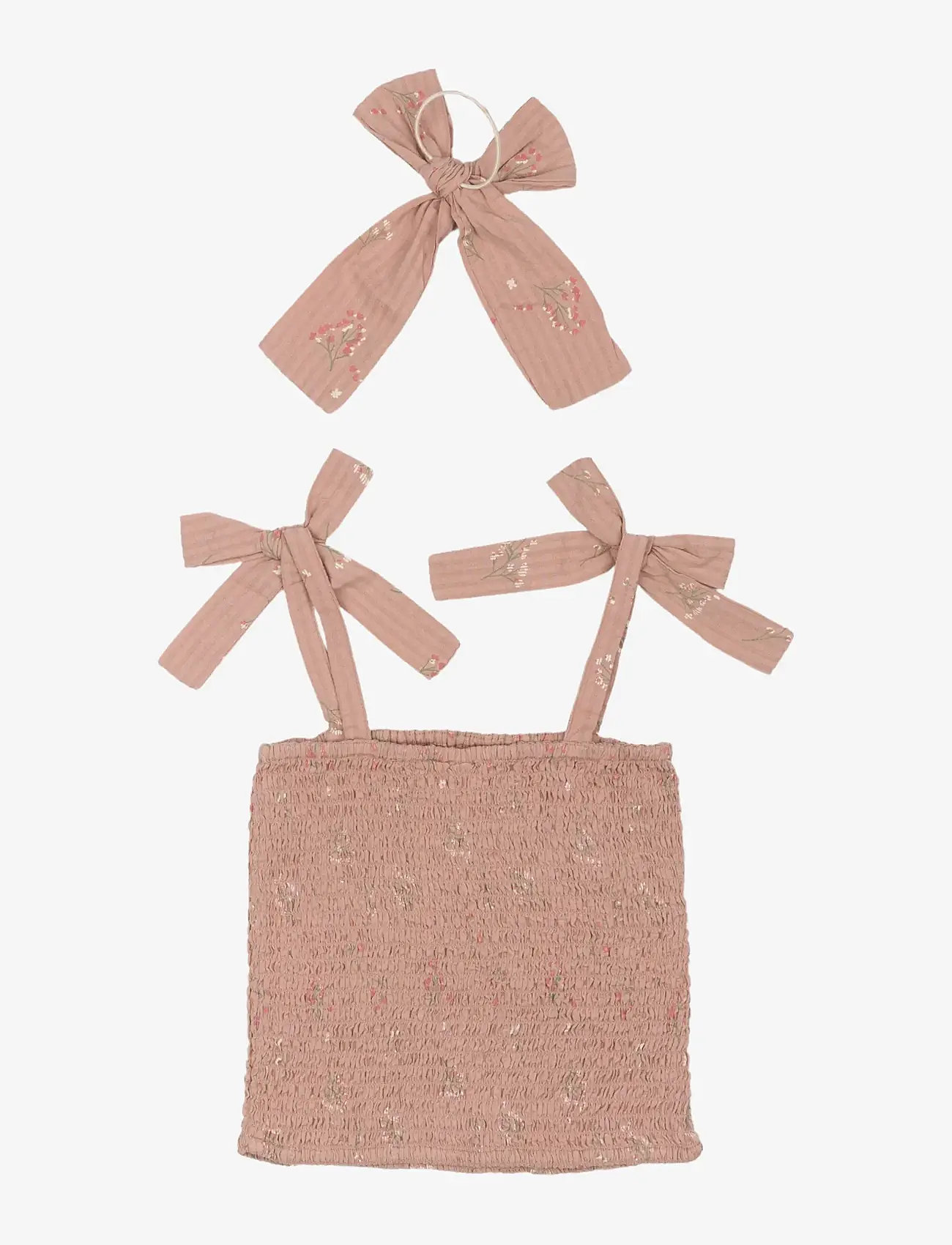 The New - TNOlinam S_L Smock Top - bluser & tunikaer - adobe rose aop - 1