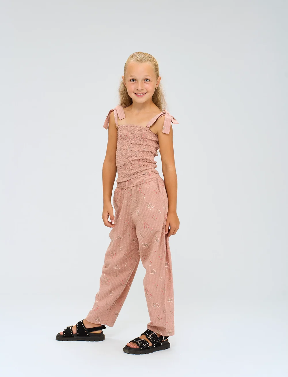 The New - TNOlinam S_L Smock Top - blusar & tunikor - adobe rose aop - 2