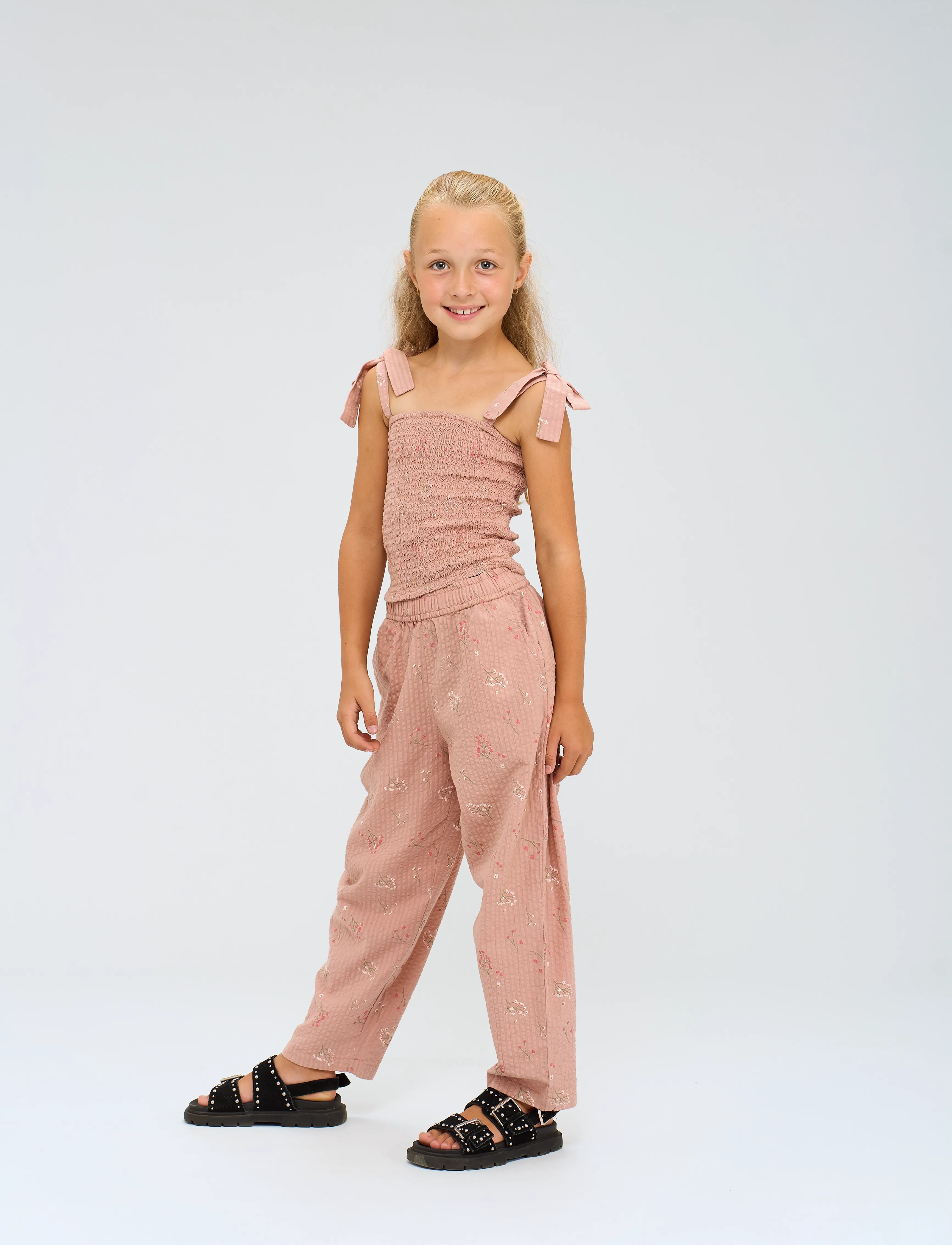 The New - TNOlinam S_L Smock Top - blússur og kyrtlar - adobe rose aop - 2