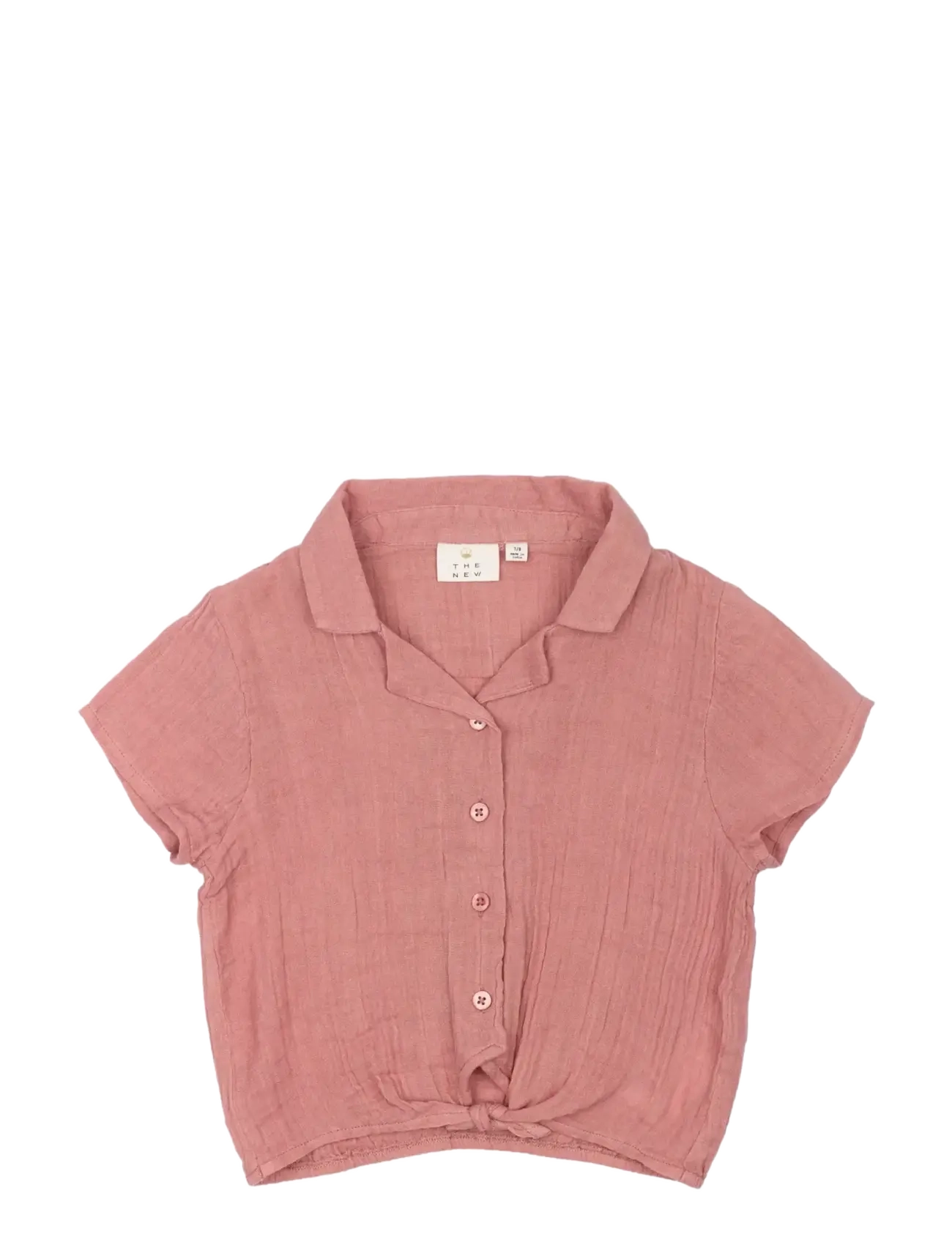 The New TNOriella S_S Shirt - Overdele - OLD ROSE / pink/rose