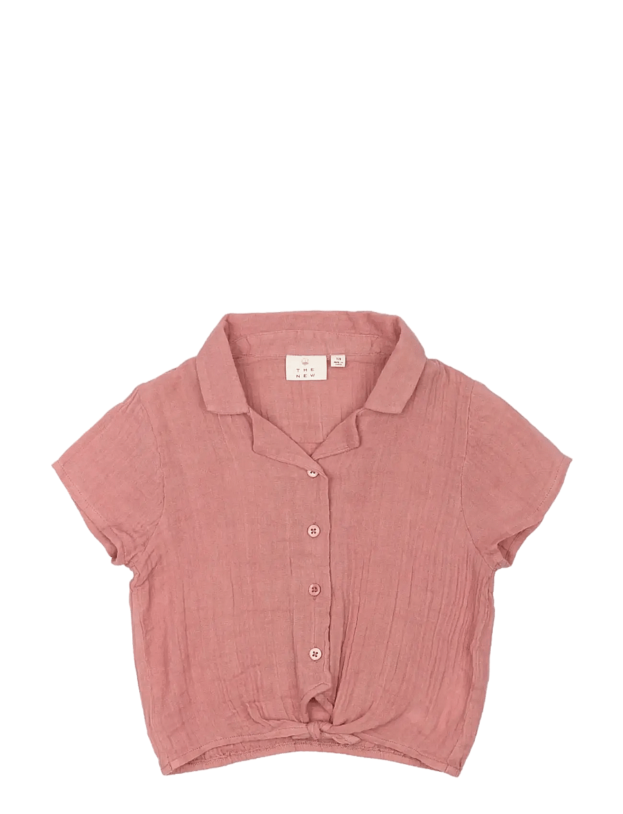The New - TNOriella S_S Shirt - marškiniai trumpomis rankovėmis - old rose - 1