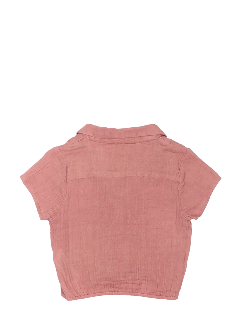 The New - TNOriella S_S Shirt - kortärmade skjortor - old rose - 2