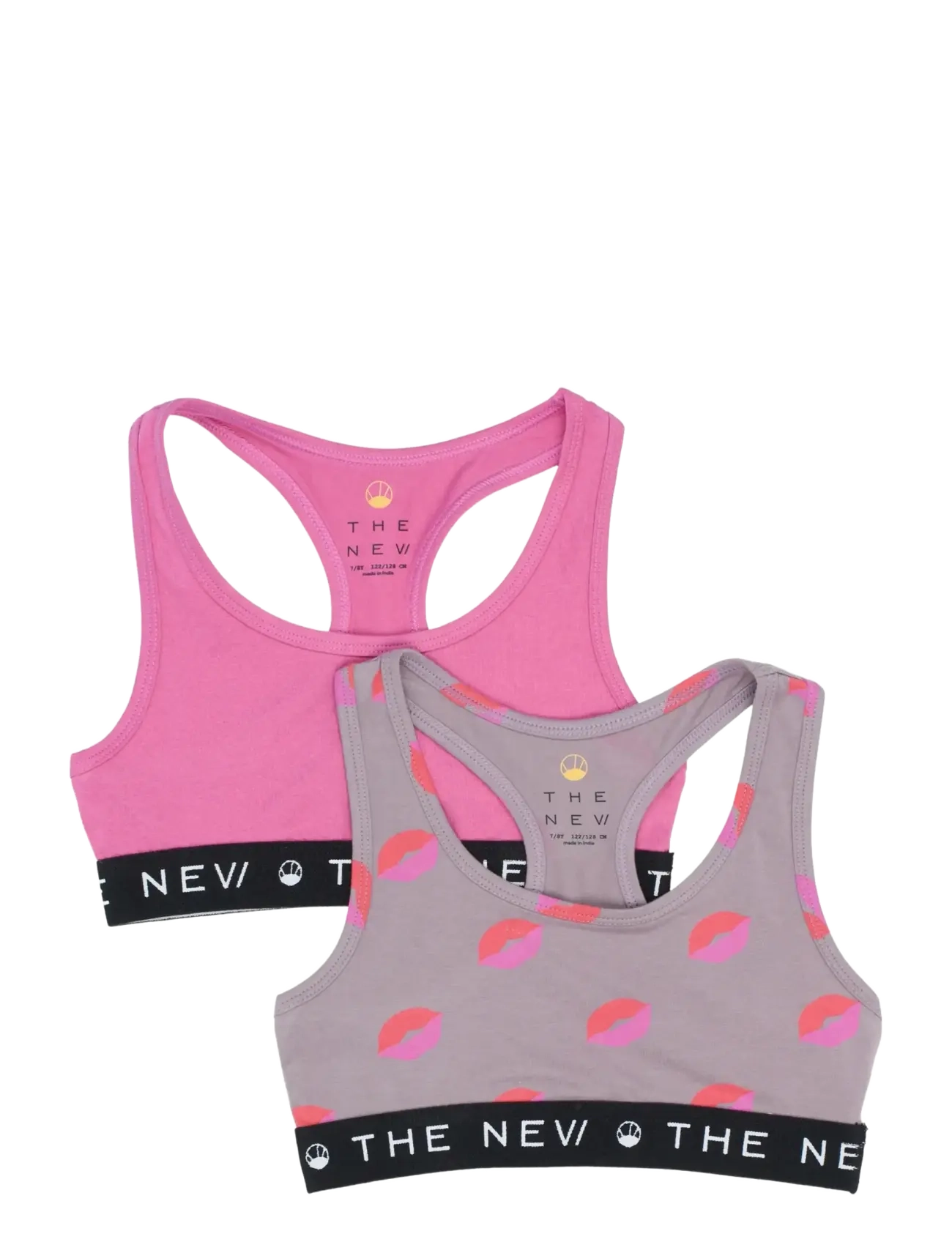 The New Tnthe New Top 2-Pack, 98/104, Pink, Undertøj > Toppe, Børn