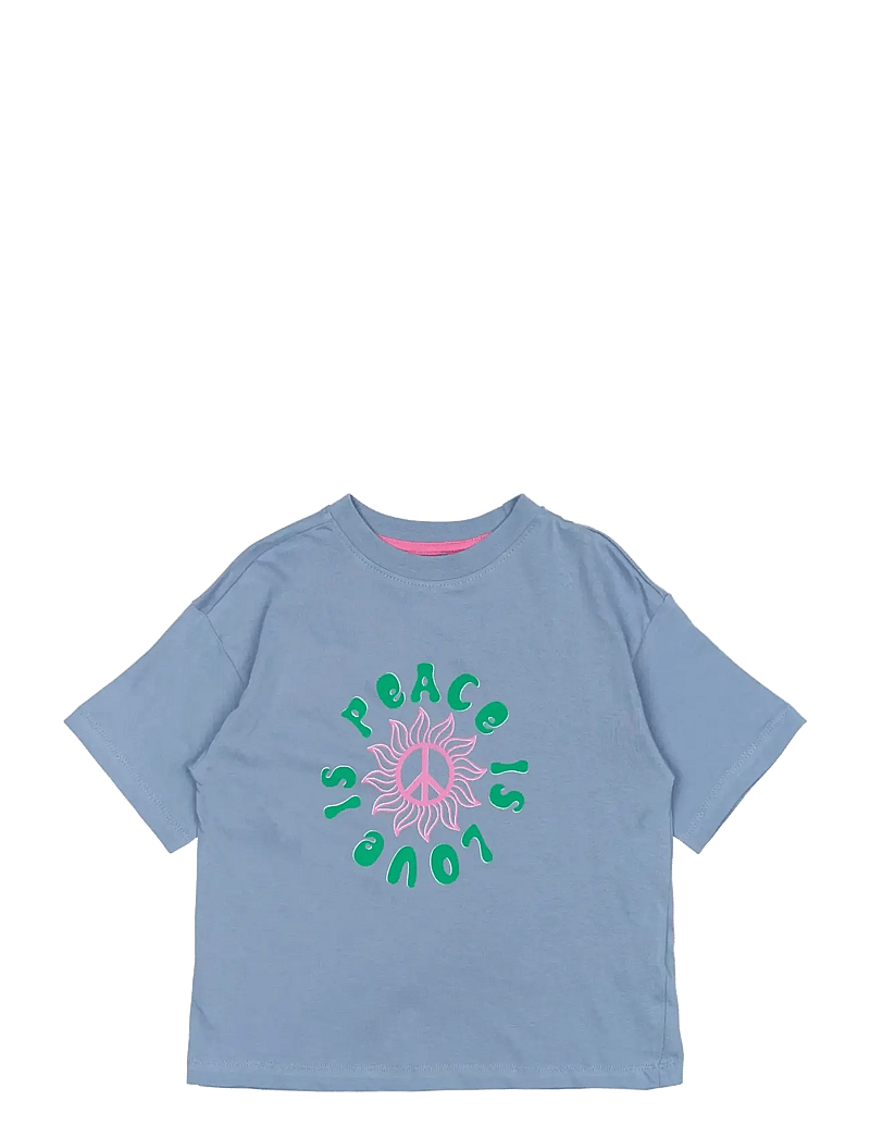 The New - TNPaulette OS S_S Tee - kortærmede t-shirts - tempest - 1