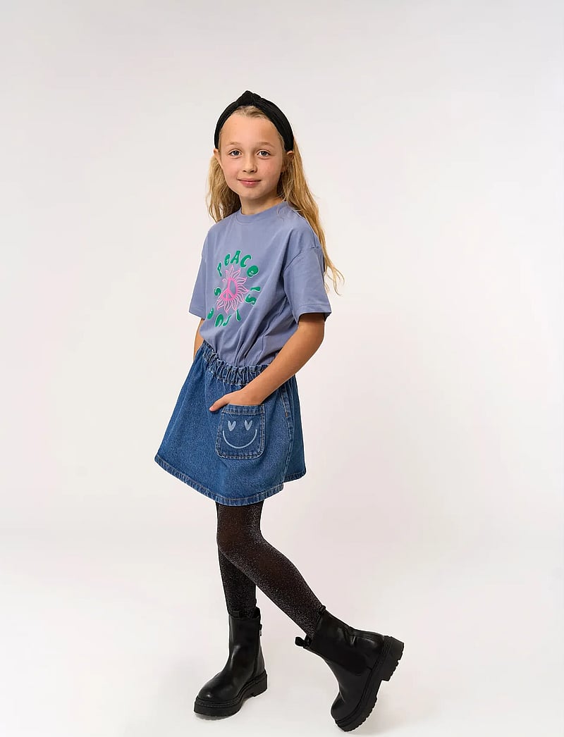 The New - TNPaulette OS S_S Tee - kortærmede t-shirts - tempest - 0