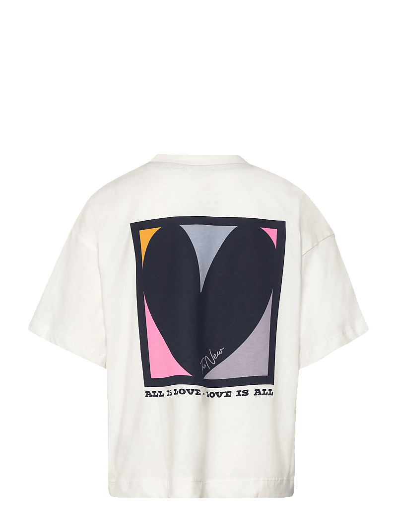 The New - TNPerley OS S_S Tee - kortærmede t-shirts - cloud dancer - 2