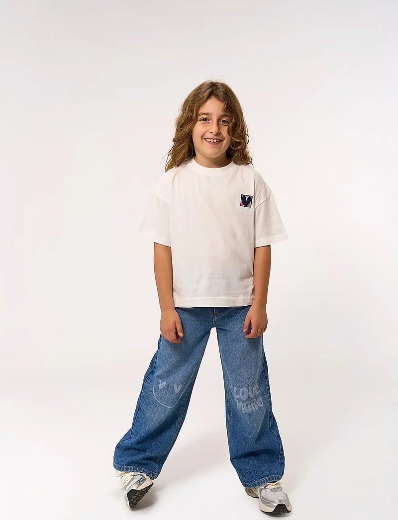 The New - TNPerley OS S_S Tee - kortærmede t-shirts - cloud dancer - 0