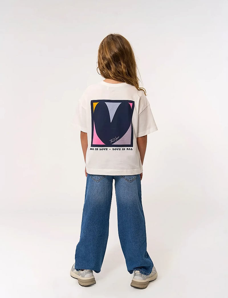 The New - TNPerley OS S_S Tee - kortærmede t-shirts - cloud dancer - 3