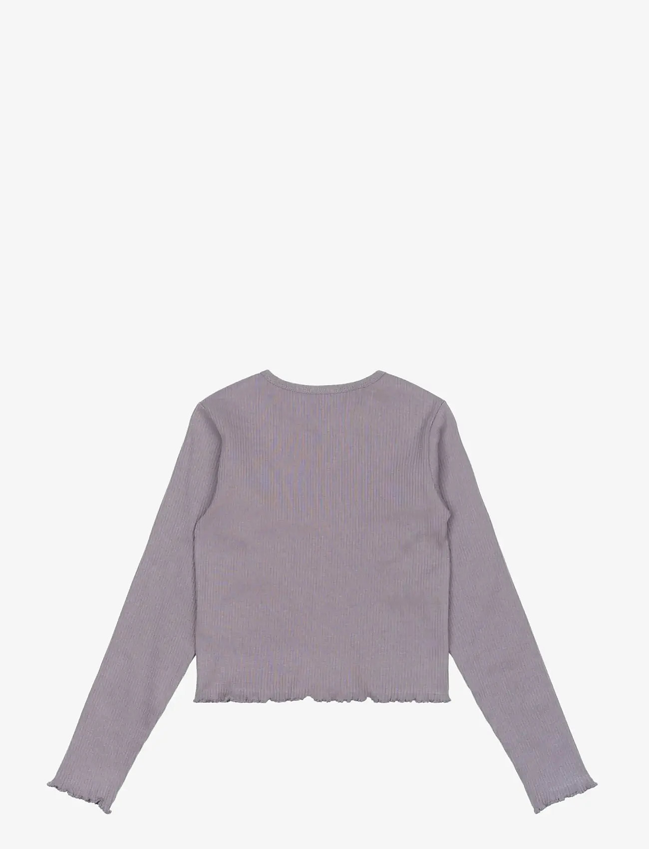The New - TNPerrin Short L_S Rib Tee - długi rękaw - gray ridge - 1