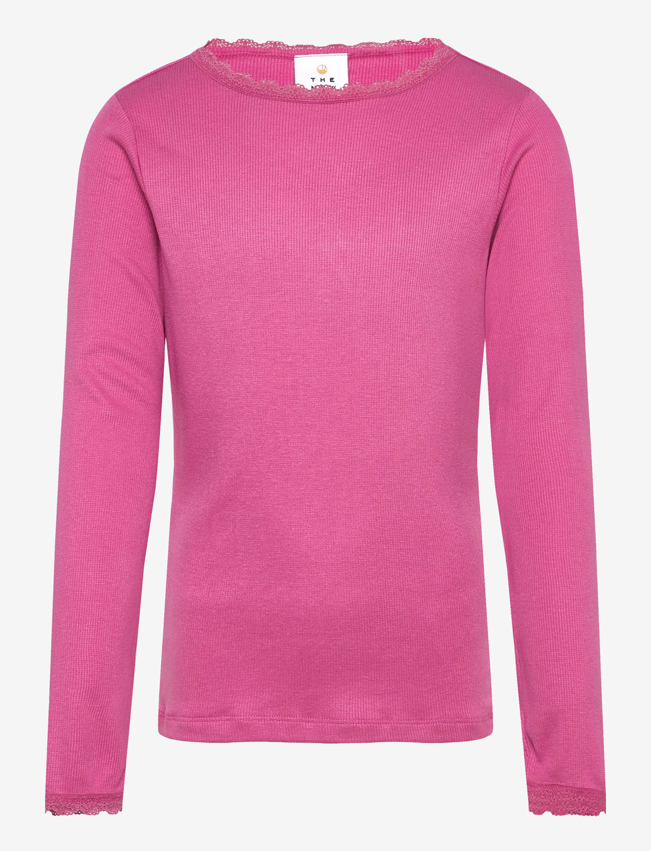 The New - TNLotus L_S Rib Tee - pikkade varrukatega t-särgid - ibis rose - 0