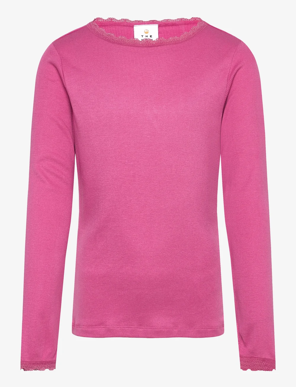 The New - TNLotus L_S Rib Tee - langermede t-skjorter - ibis rose - 0