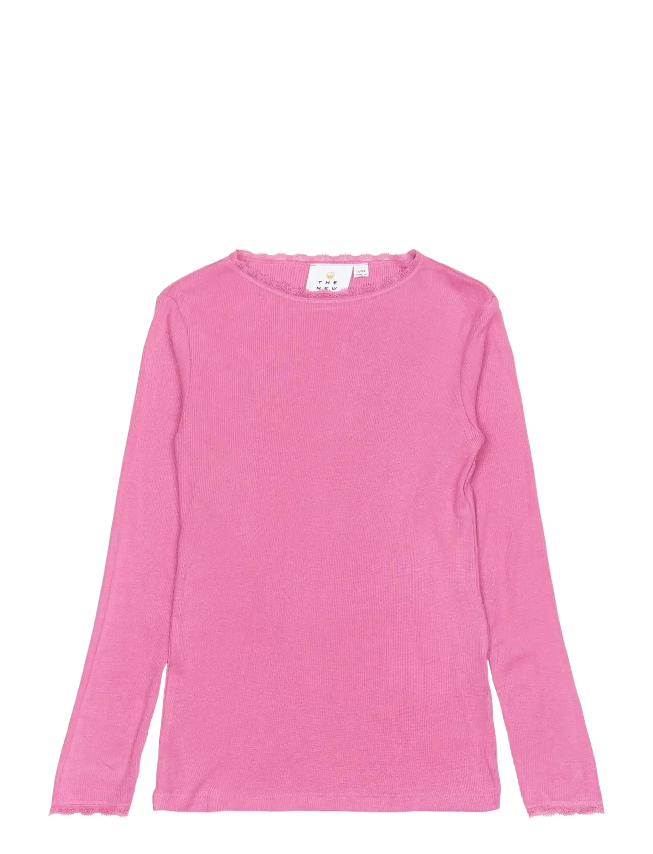 TNLotus L_S Rib Tee - IBIS ROSE