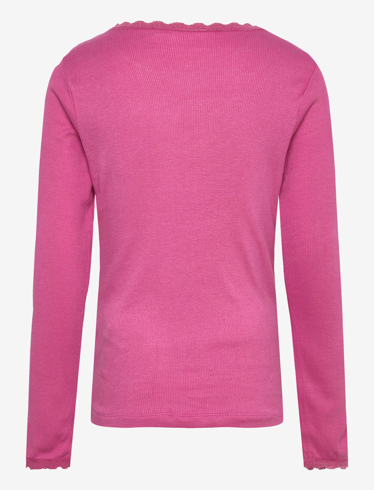 The New - TNLotus L_S Rib Tee - pikkade varrukatega t-särgid - ibis rose - 1