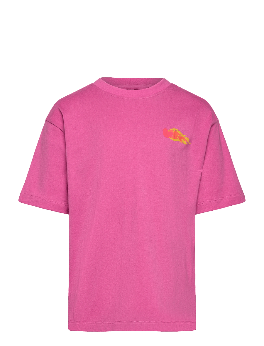 The New - TNPia OS S_S TEE - kurzärmelige - ibis rose - 1
