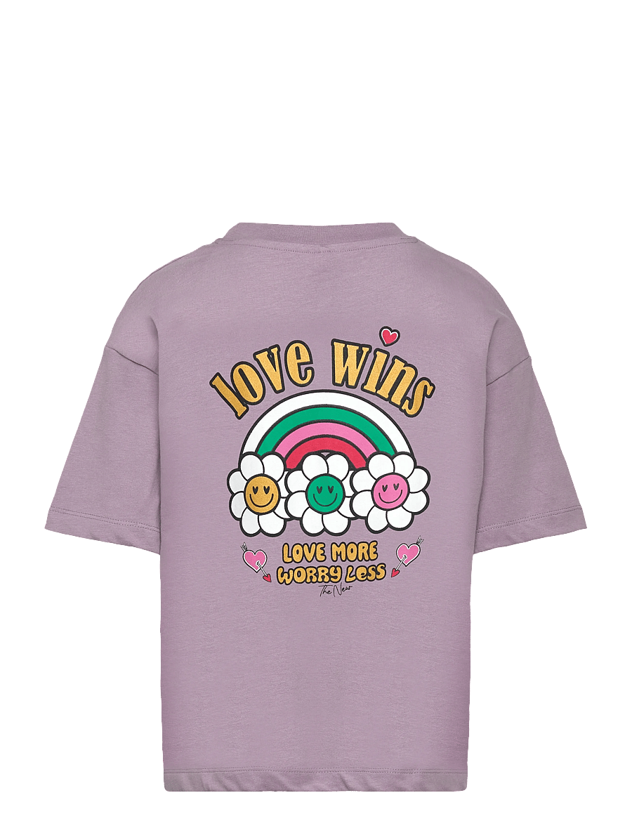 The New - TNPetra OS S_S Tee - kortärmade t-shirts - gray ridge - 2