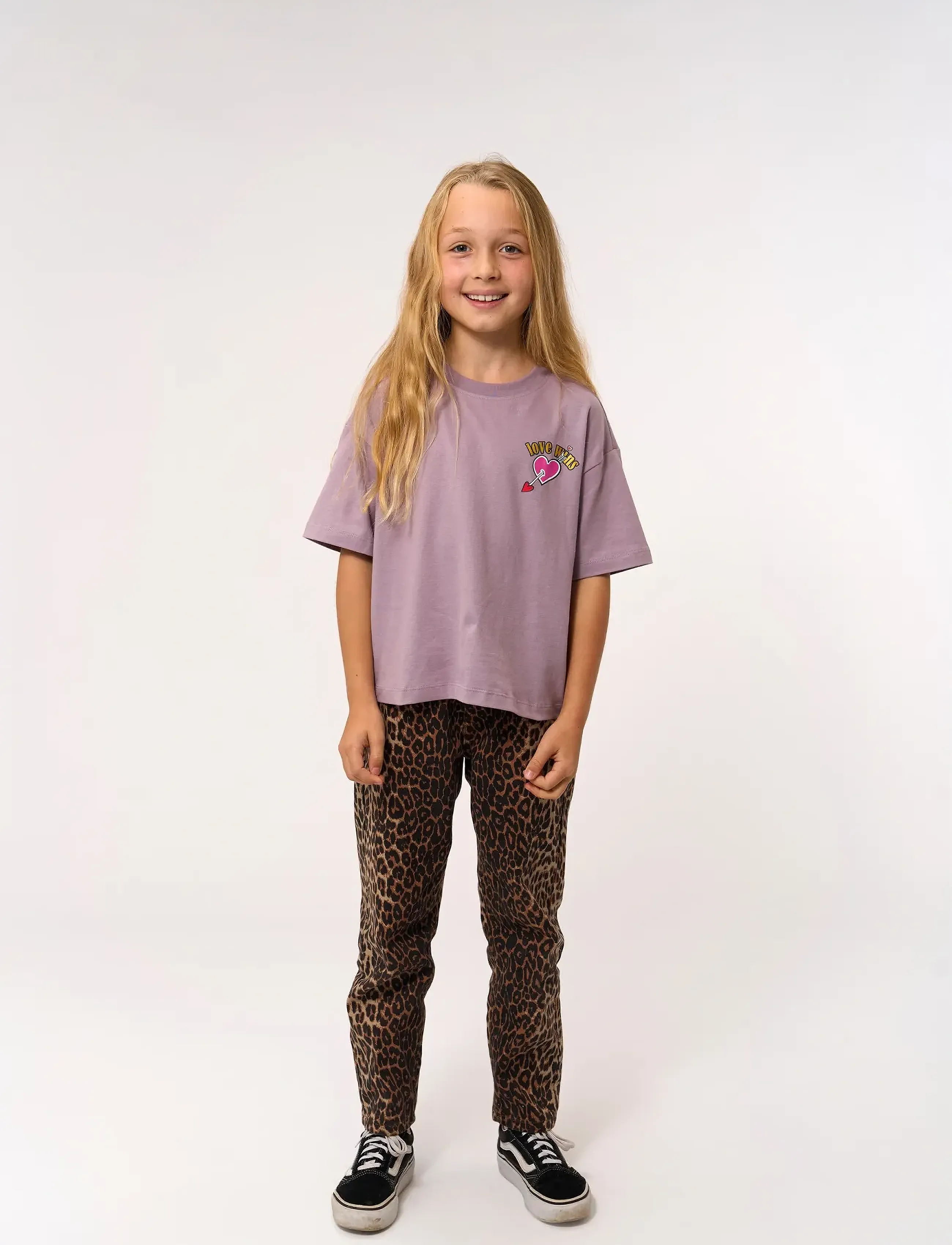 The New Tnpetra Os S_S Tee, 146/152, Purple, T-Shirts > Kortærmede, Børn