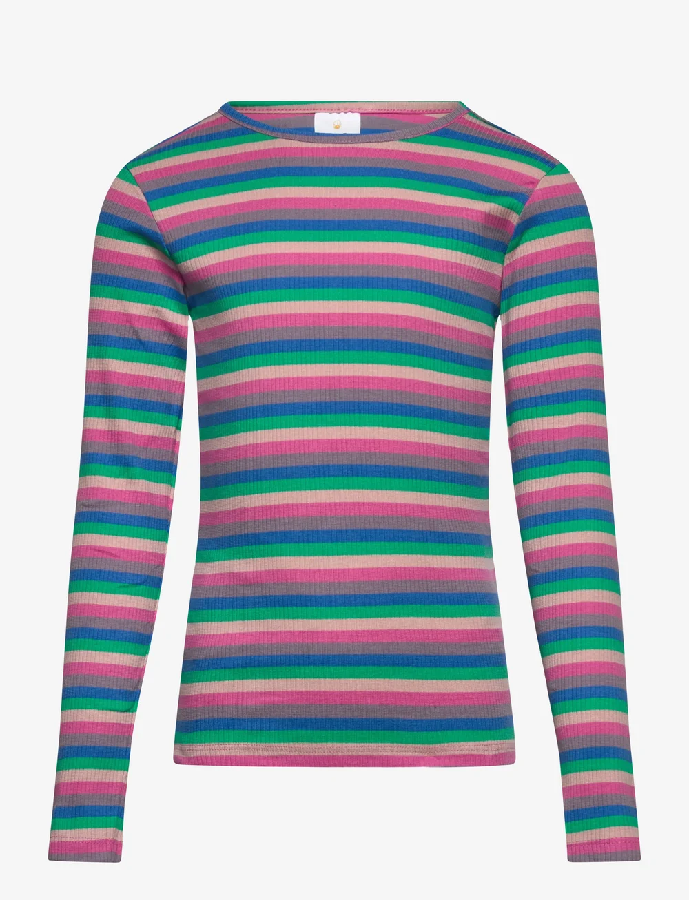 The New - TNPiper L_S Rib Tee - långärmade t-shirts - multi striped - 1