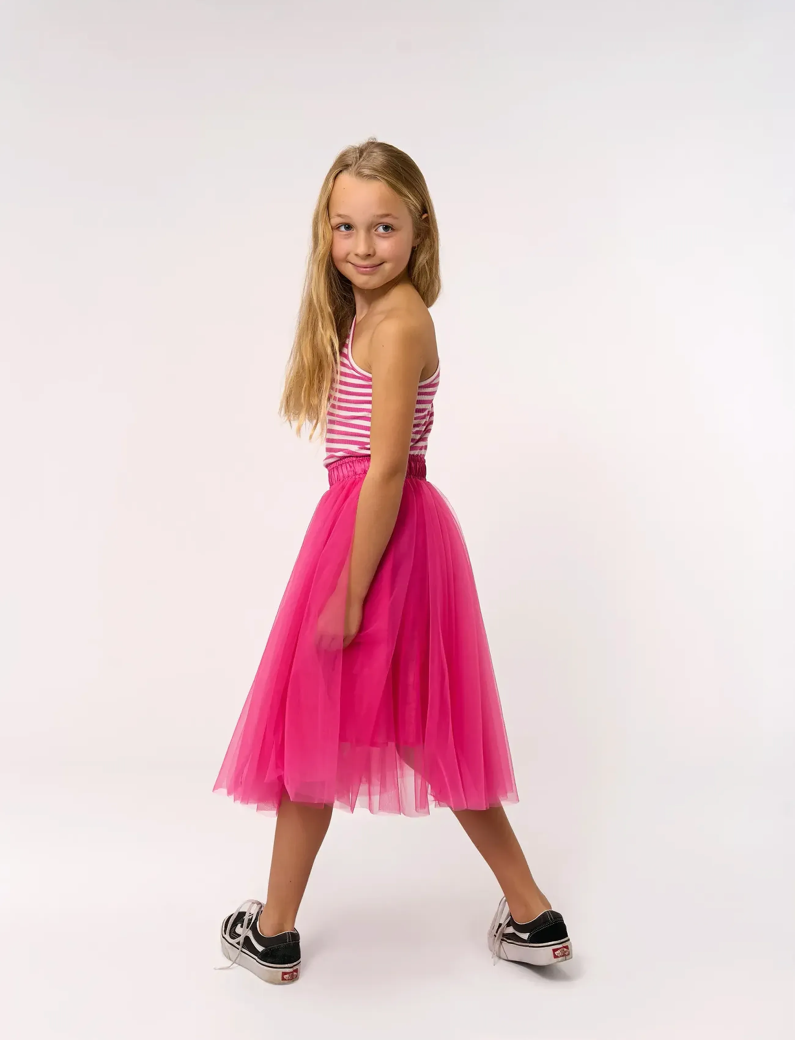 The New - TNMoore One Shoulder Rib Tee - pikkade varrukatega t-särgid - ibis rose striped - 3