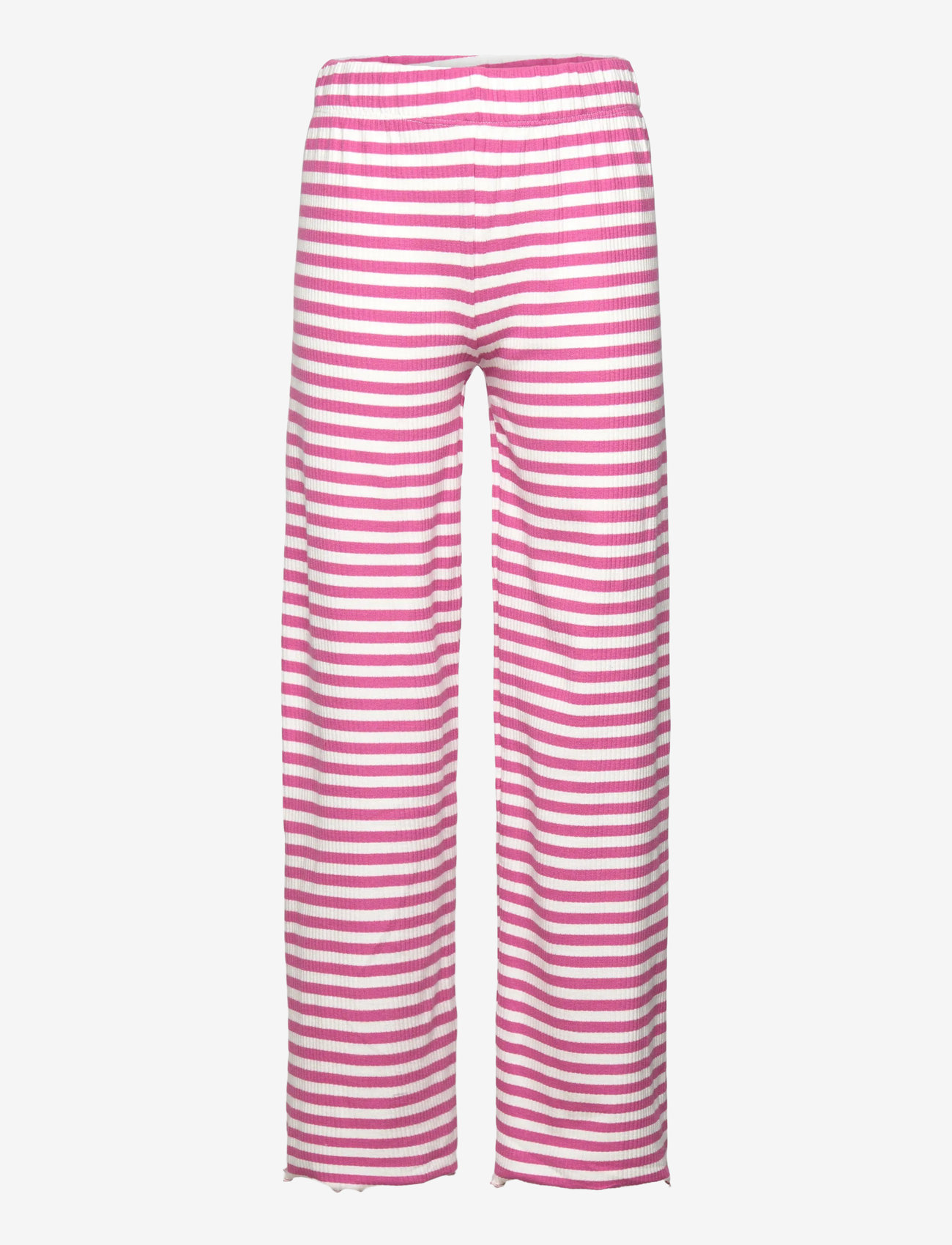 The New - TNMoore Wide Rib Pants - byxor - ibis rose striped - 0