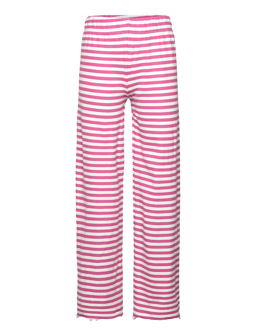 The New - TNMoore Wide Rib Pants - bukser - ibis rose striped - 0
