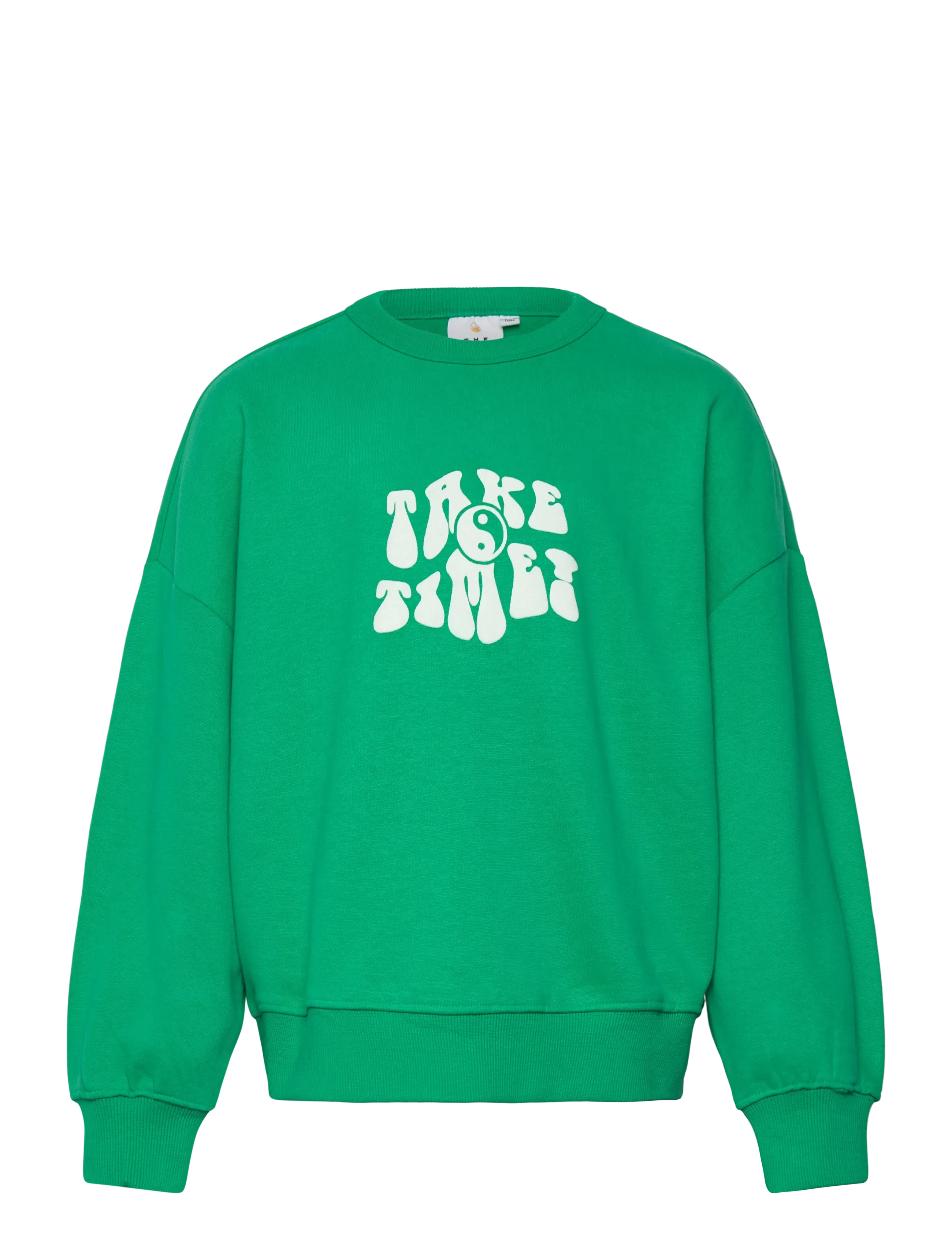 THE NEW Tnphyliss Os Sweatshirt Grün - 122/128 - Kinder