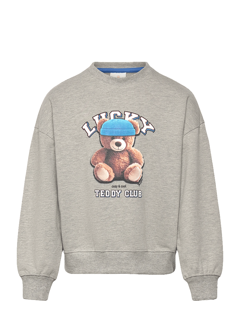 The New - TNPendra OS Sweatshirt - dressipluusid - light grey melange - 1