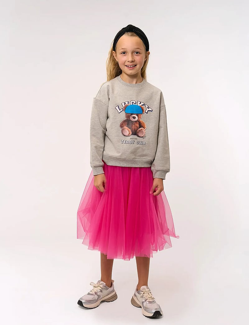 The New - TNPendra OS Sweatshirt - dressipluusid - light grey melange - 0