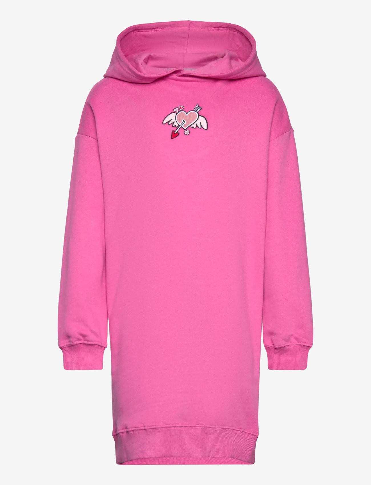 The New - TNPetrina OS Sweat Dress - långärmade vardagsklänningar - ibis rose - 1