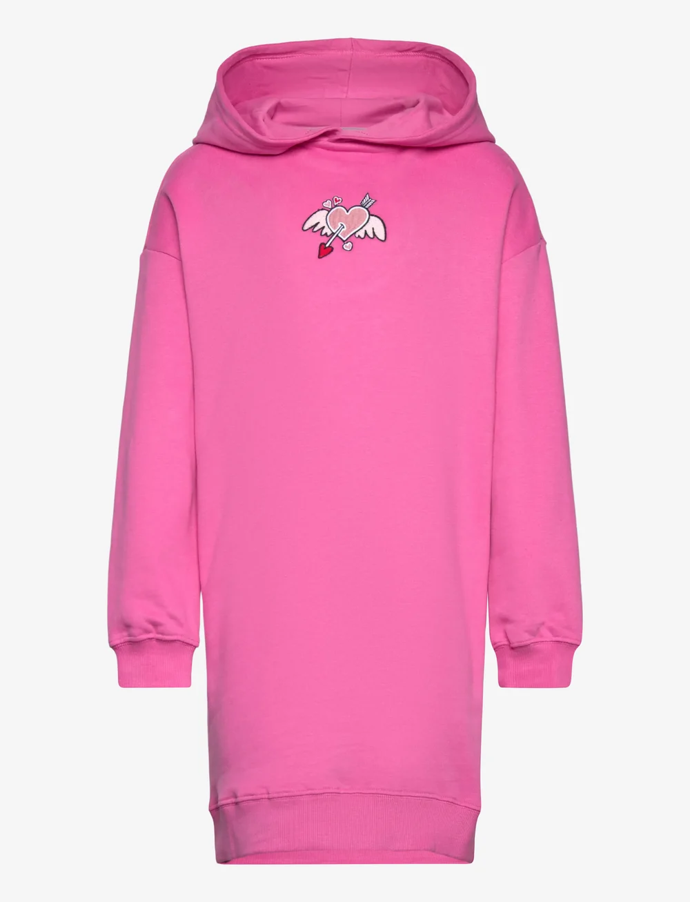 The New - TNPetrina OS Sweat Dress - langærmede hverdagskjoler - ibis rose - 1