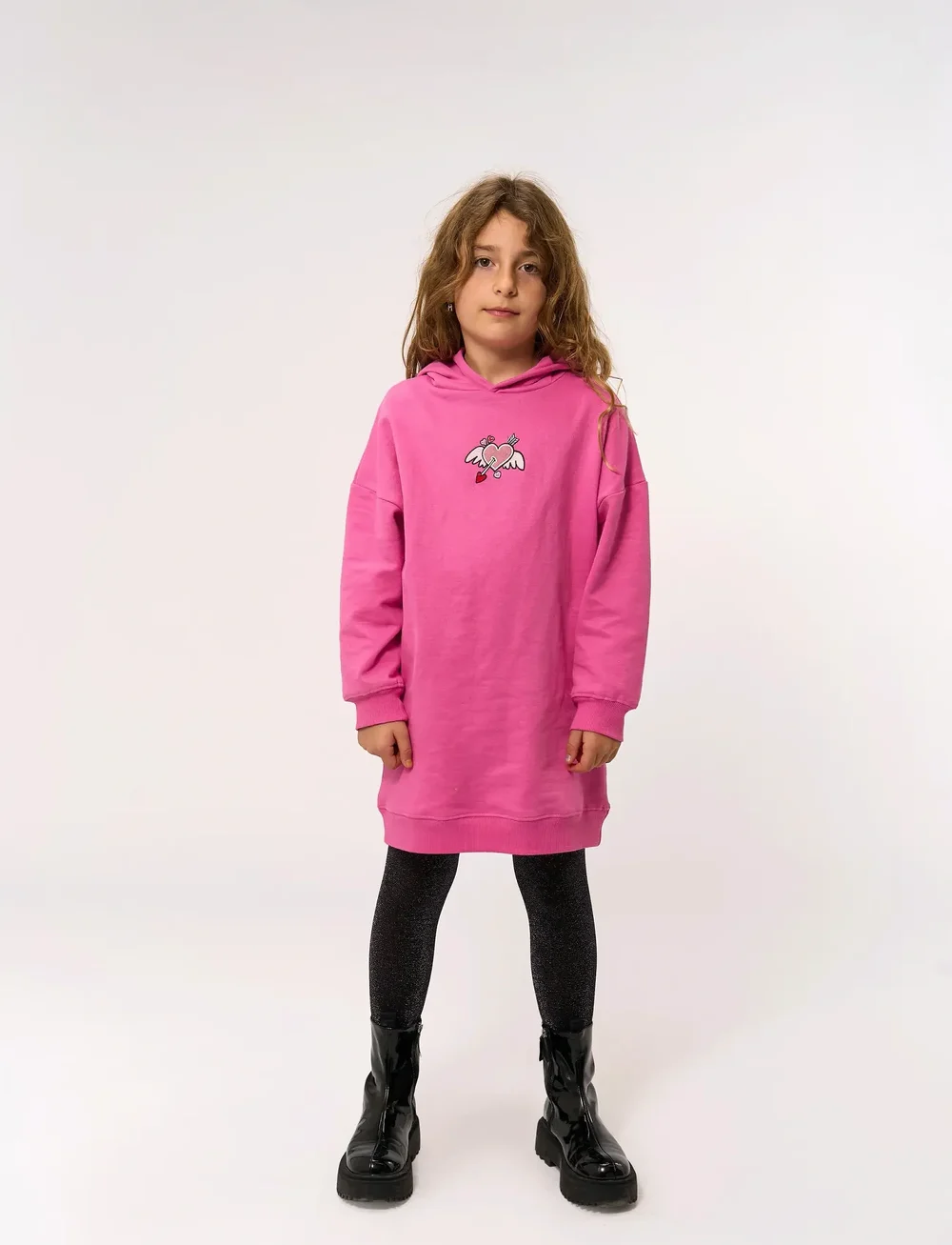 The New - TNPetrina OS Sweat Dress - langærmede hverdagskjoler - ibis rose - 0