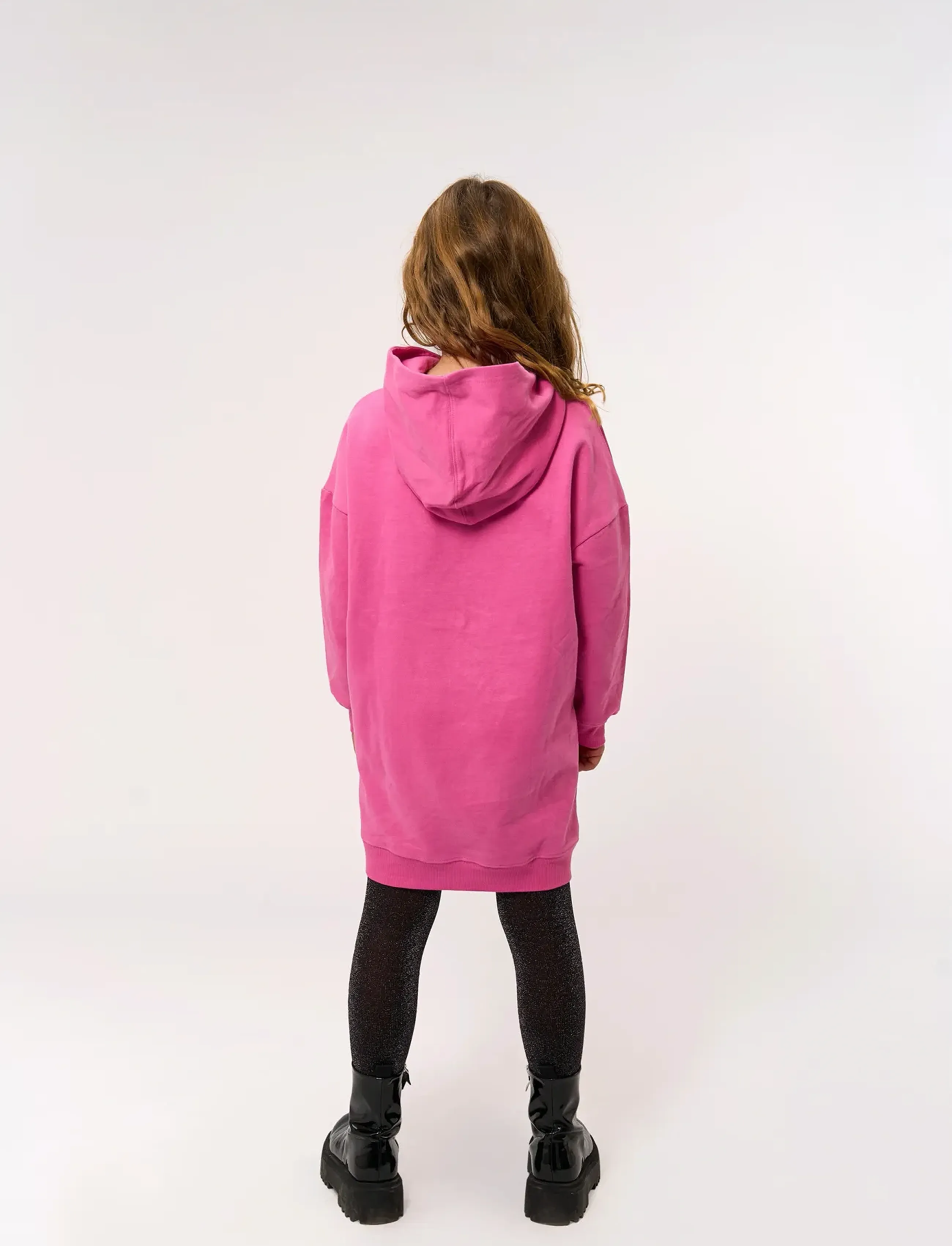 The New - TNPetrina OS Sweat Dress - langärmelige freizeitkleider - ibis rose - 3