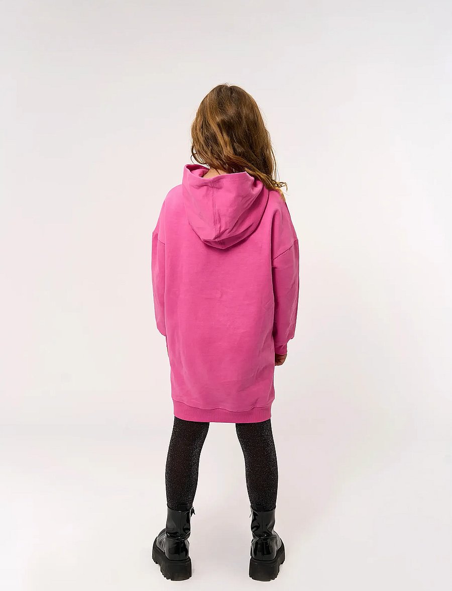 The New - TNPetrina OS Sweat Dress - langärmelige freizeitkleider - ibis rose - 3