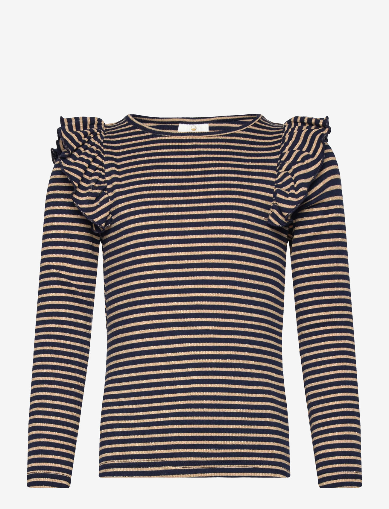 The New - TNPriscilla L_S Rib Tee - langärmelig - navy blazer striped - 1
