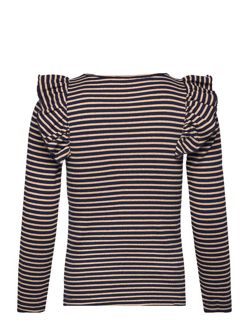 The New - TNPriscilla L_S Rib Tee - langärmelig - navy blazer striped - 2