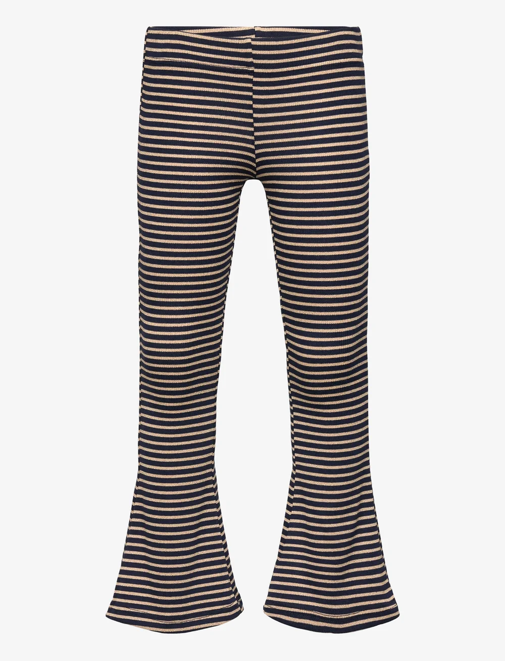 The New - TNPriscilla Flared Rib Pants - leggings - navy blazer striped - 1