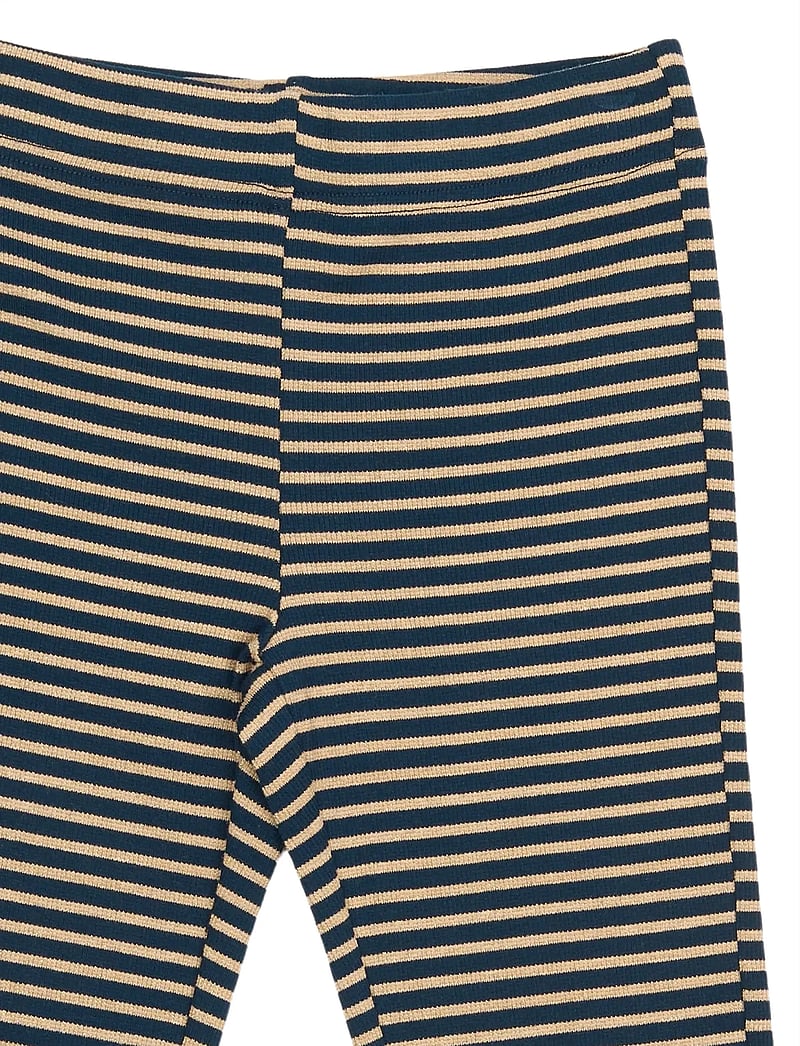 The New - TNPriscilla Flared Rib Pants - leggings - navy blazer striped - 4