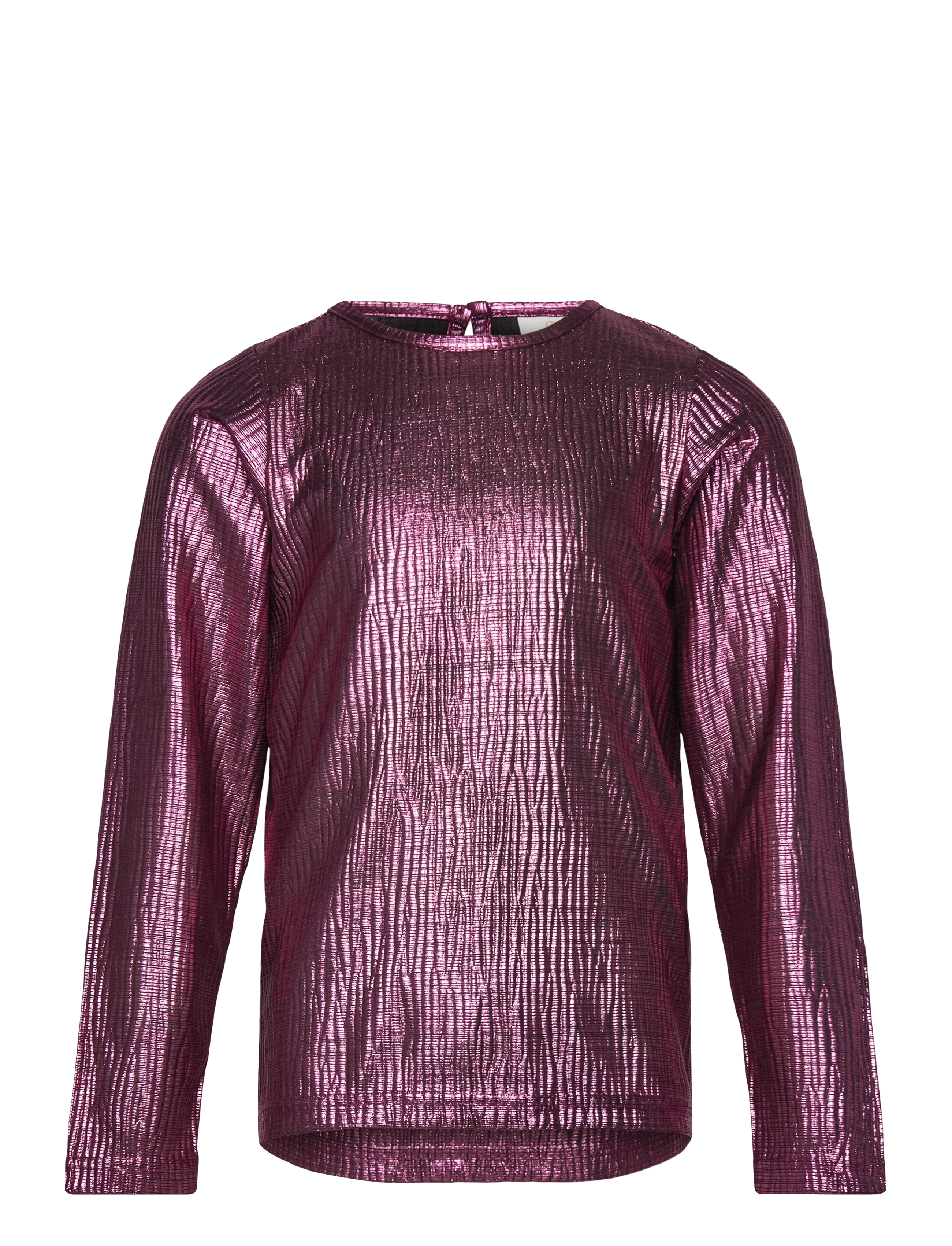 TNPrudence L_S Pleat Tee - IBIS ROSE