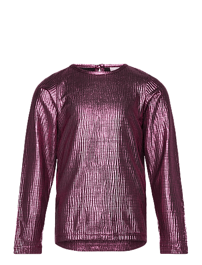 The New TNPrudence L_S Pleat Tee - Long-sleeved t-shirts - IBIS ROSE / purple