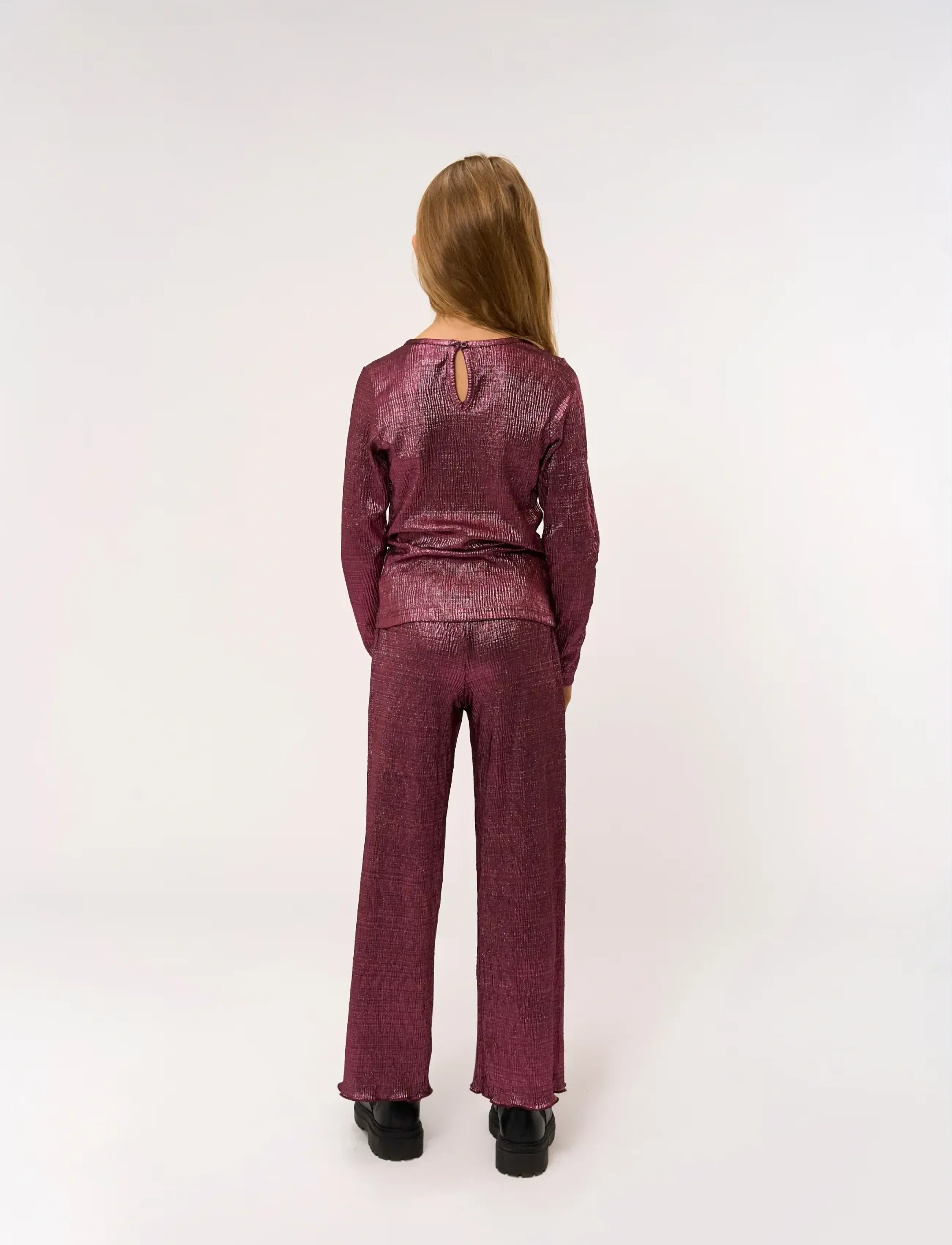 The New - TNPrudence L_S Pleat Tee - langärmelig - ibis rose - 3