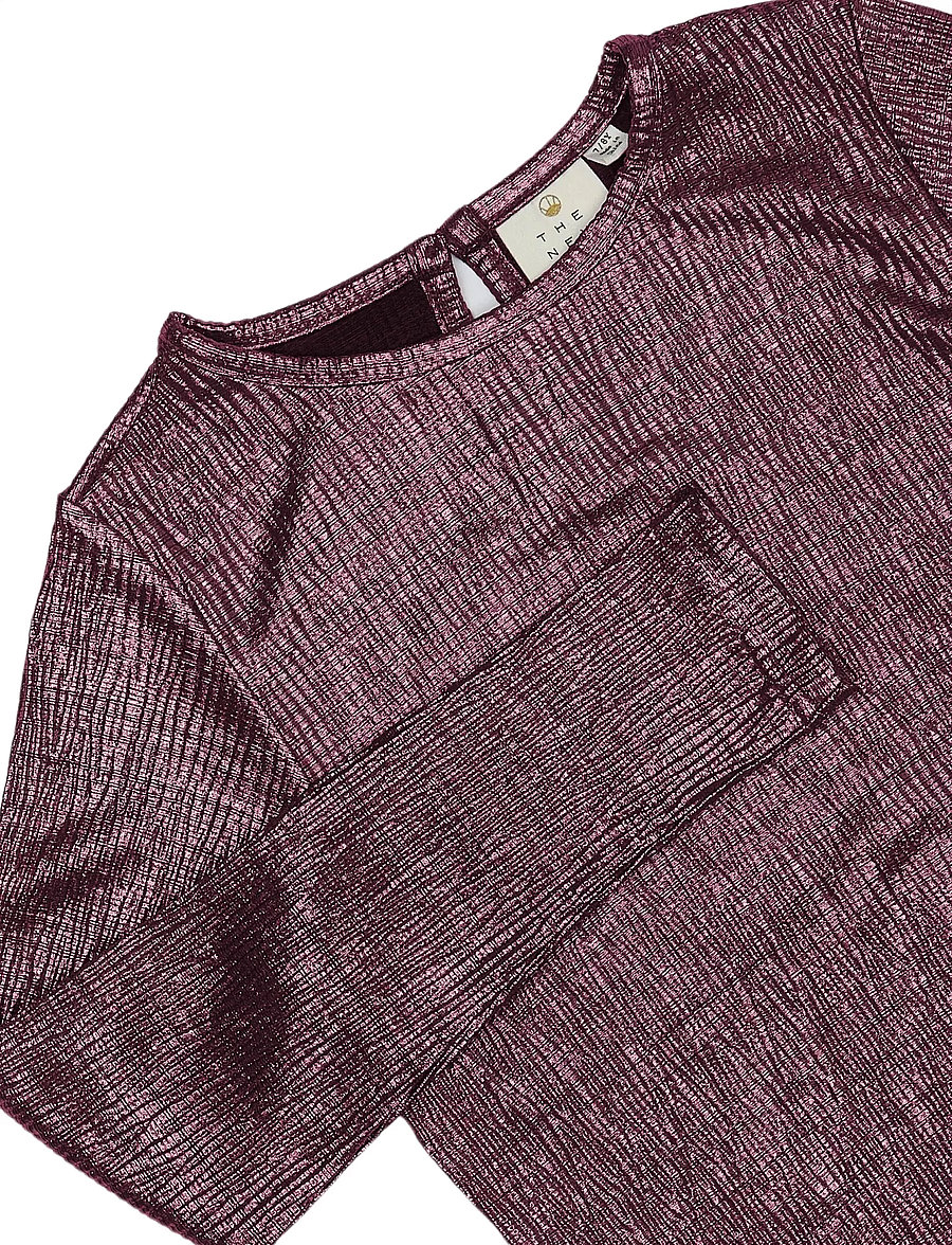 The New - TNPrudence L_S Pleat Tee - langärmelig - ibis rose - 4